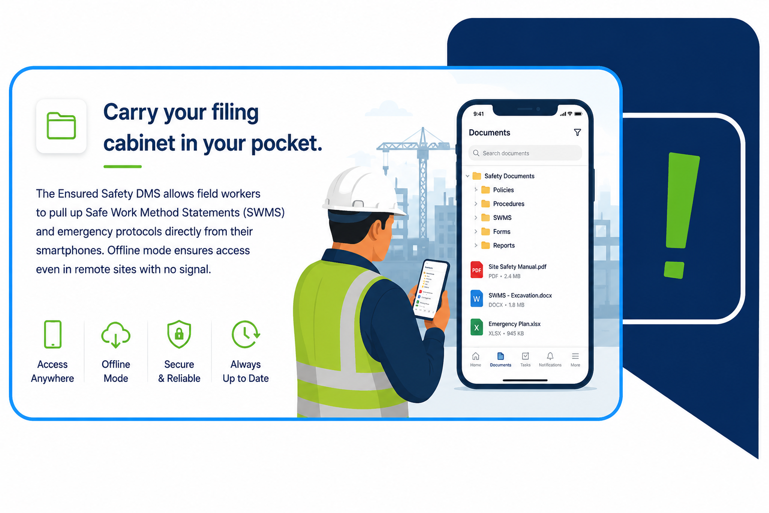 Carry your filing cabinet in your pocket.